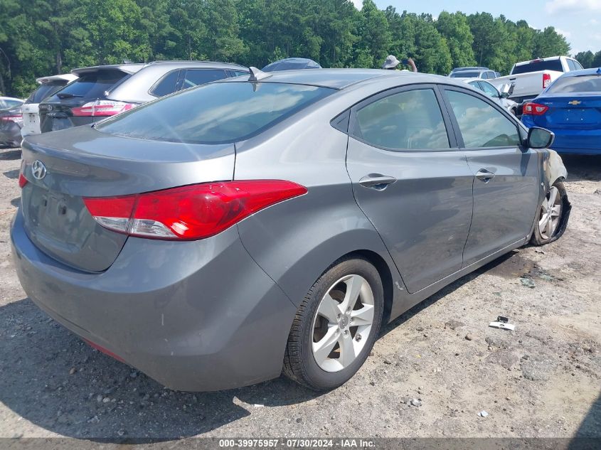 2013 Hyundai Elantra Gls VIN: 5NPDH4AE3DH262499 Lot: 39975957