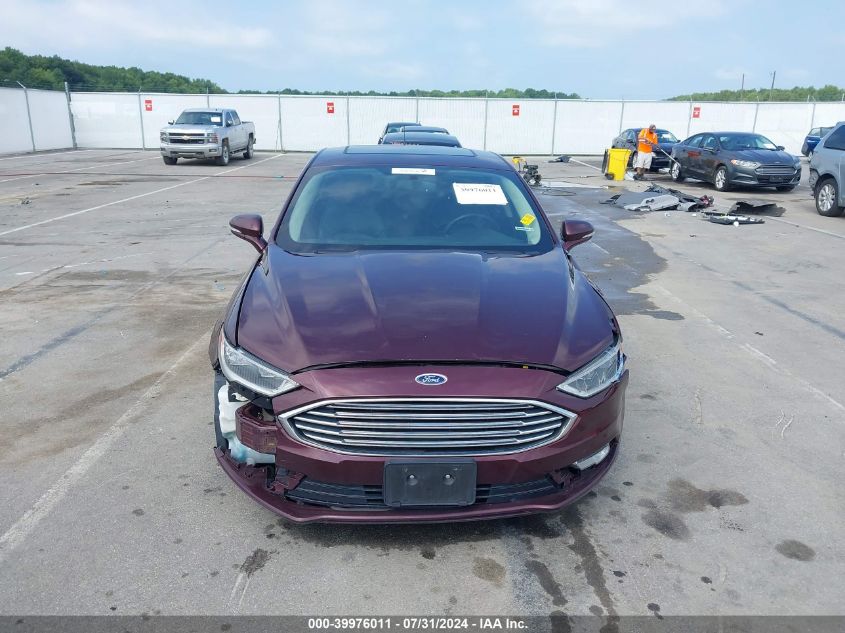 2017 FORD FUSION SE - 3FA6P0HDXHR394055