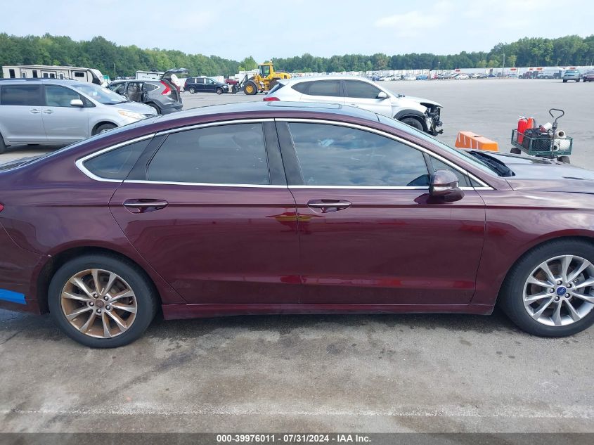 2017 Ford Fusion Se VIN: 3FA6P0HDXHR394055 Lot: 39976011