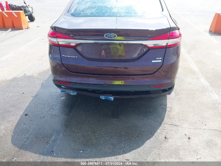 2017 FORD FUSION SE - 3FA6P0HDXHR394055