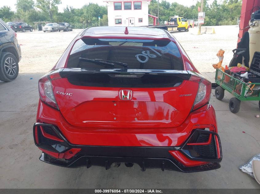 2020 Honda Civic Sport VIN: SHHFK7G44LU218386 Lot: 39976054