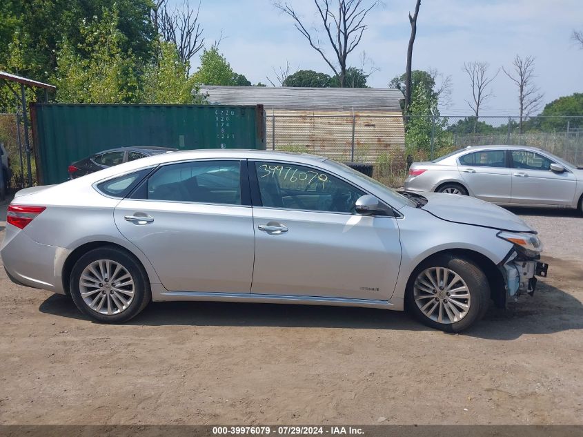 2014 Toyota Avalon Hybrid Xle Touring VIN: 4T1BD1EB3EU030943 Lot: 39976079