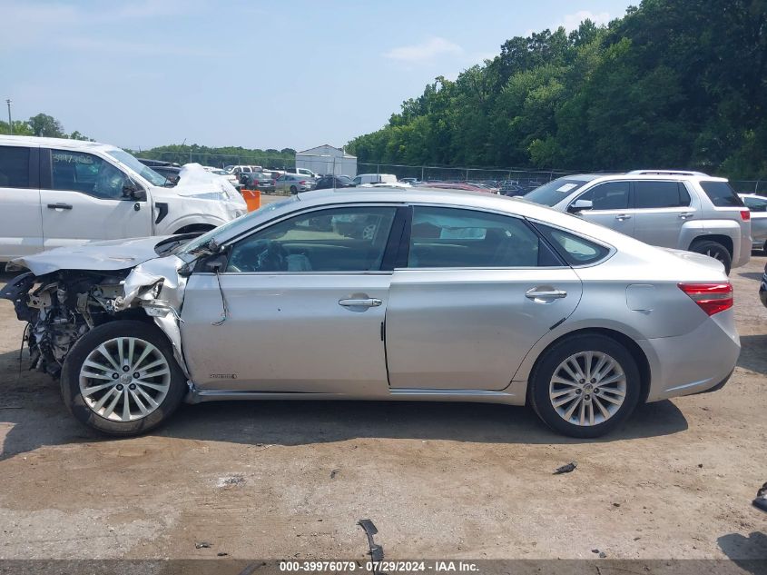 2014 Toyota Avalon Hybrid Xle Touring VIN: 4T1BD1EB3EU030943 Lot: 39976079