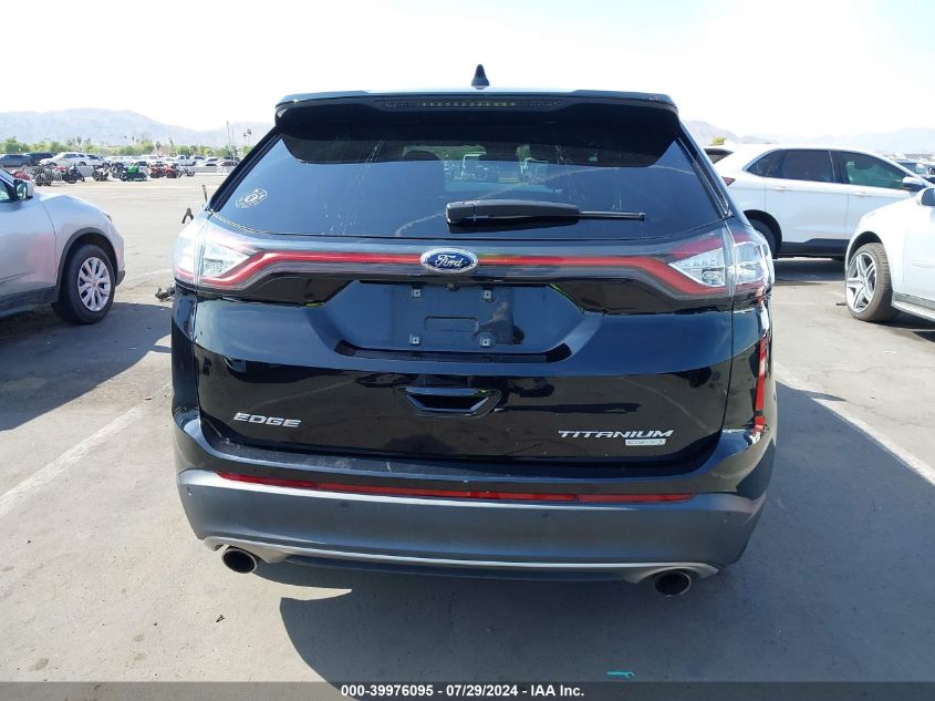 2018 Ford Edge Titanium VIN: 2FMPK3K93JBB42795 Lot: 39976095