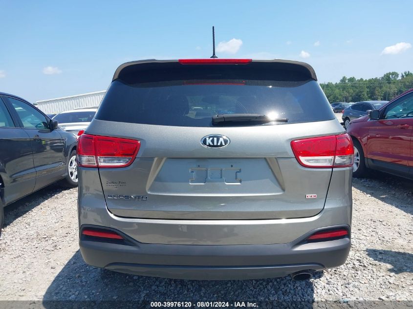 2017 KIA SORENTO 2.4L L - 5XYPG4A37HG277986