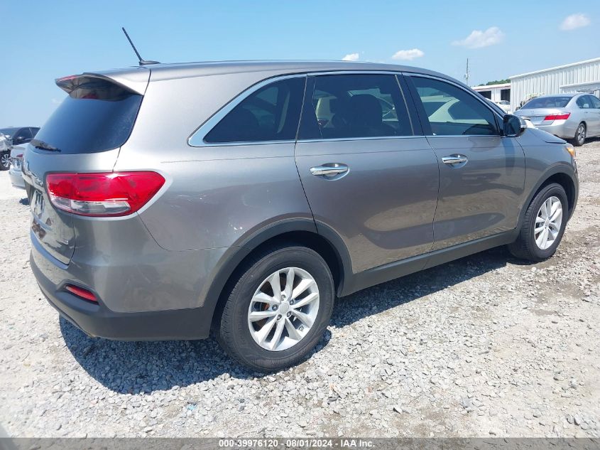 2017 KIA SORENTO 2.4L L - 5XYPG4A37HG277986