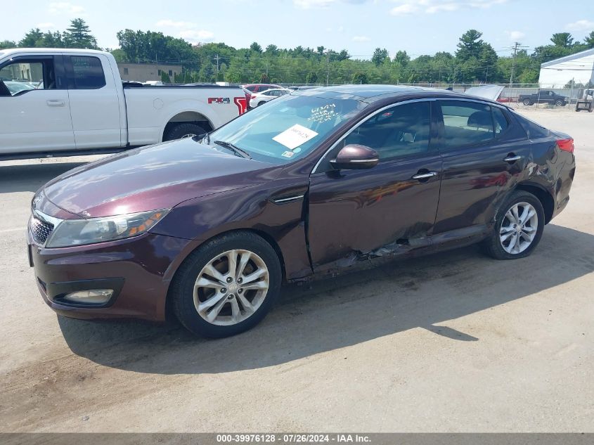 2013 Kia Optima Ex VIN: 5XXGN4A74DG148711 Lot: 39976128