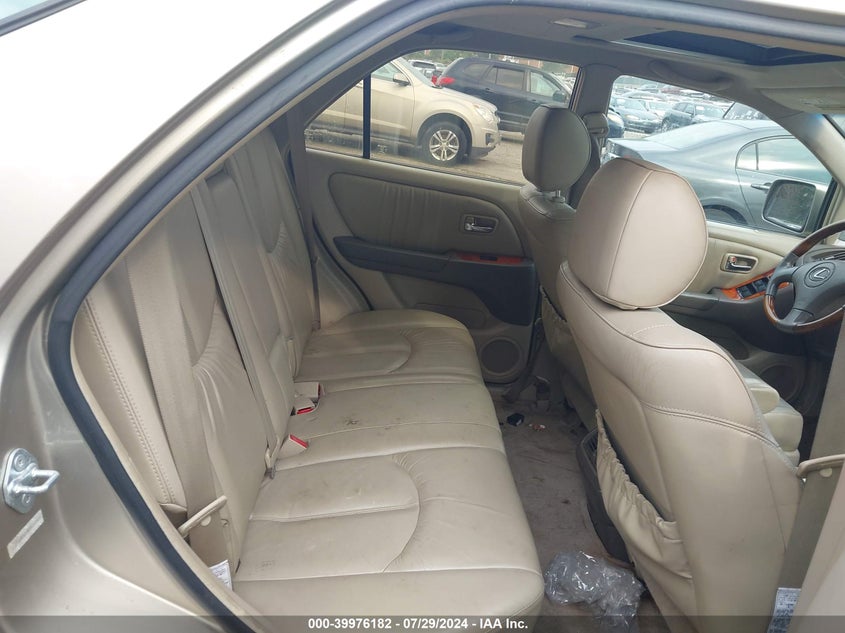 2003 Lexus Rx 300 VIN: JTJHF10U430292926 Lot: 39976182