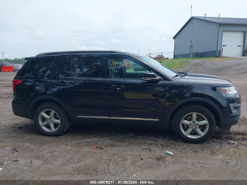 2017 Ford Explorer Xlt VIN: 1FM5K8D88HGB05575 Lot: 39976217