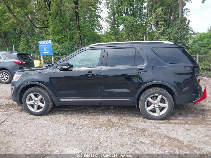 2017 Ford Explorer Xlt VIN: 1FM5K8D88HGB05575 Lot: 39976217