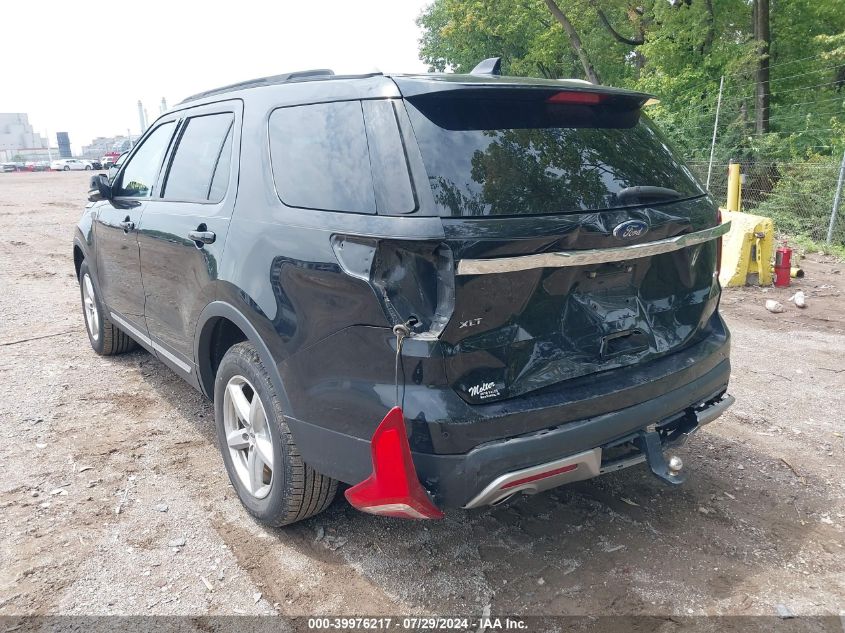 2017 Ford Explorer Xlt VIN: 1FM5K8D88HGB05575 Lot: 39976217