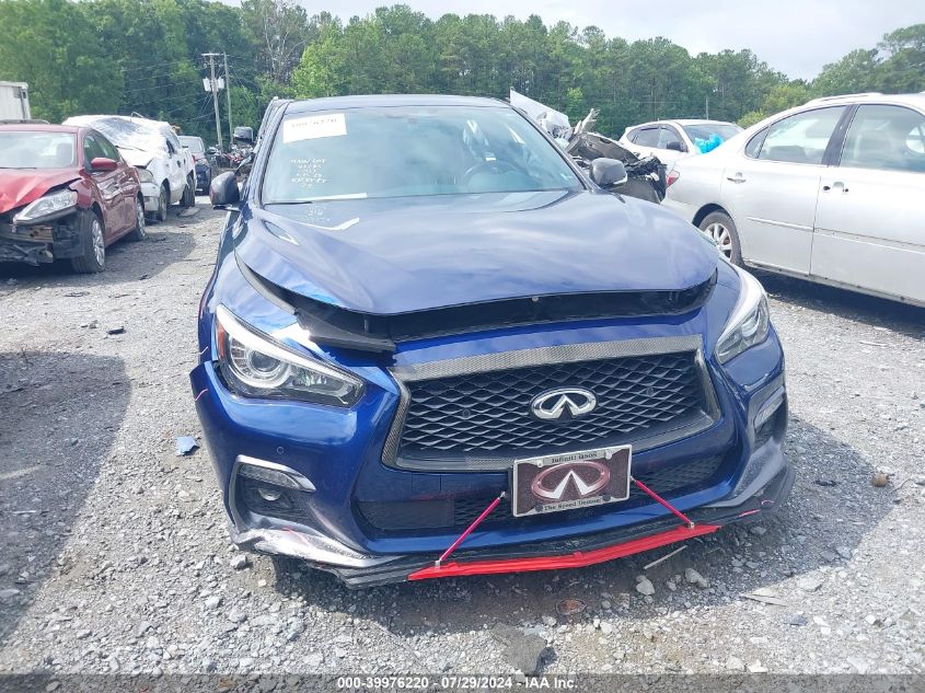 JN1FV7AP5JM460445 2018 Infiniti Q50 Red Sport 400