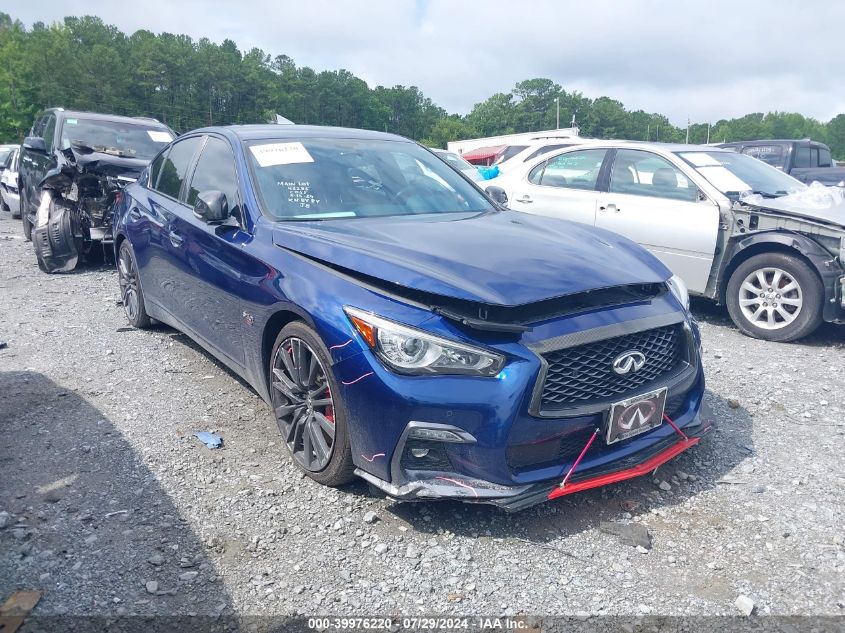 2018 Infiniti Q50 Red Sport 400 VIN: JN1FV7AP5JM460445 Lot: 39976220