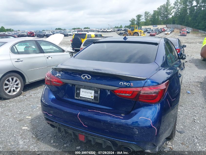 JN1FV7AP5JM460445 2018 Infiniti Q50 Red Sport 400