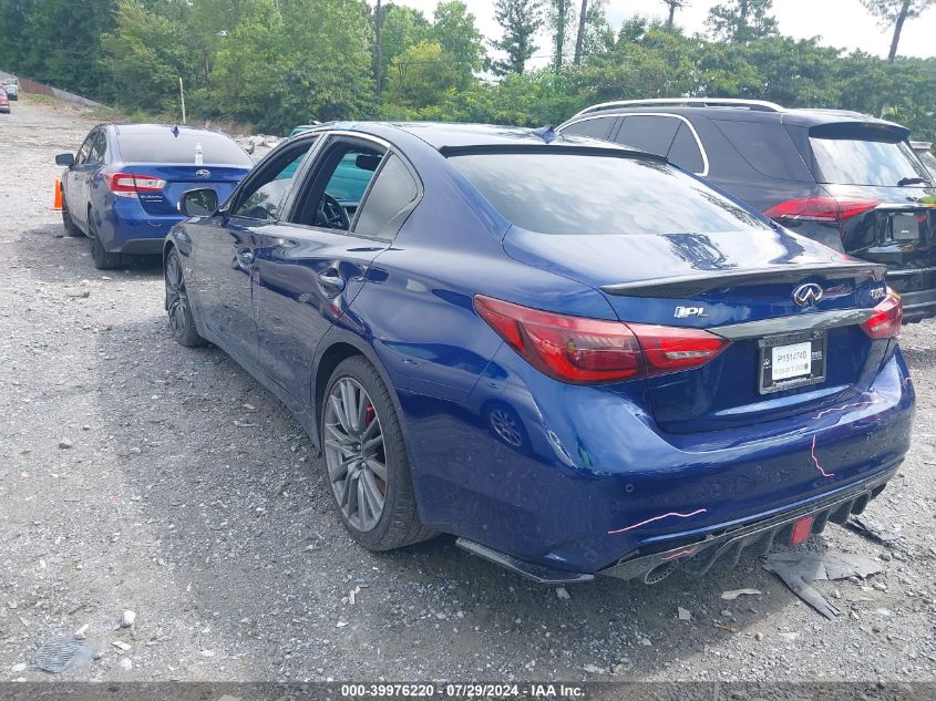 JN1FV7AP5JM460445 2018 Infiniti Q50 Red Sport 400