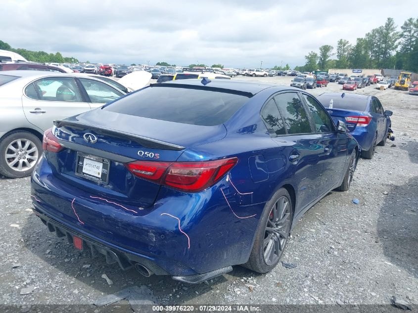 JN1FV7AP5JM460445 2018 Infiniti Q50 Red Sport 400