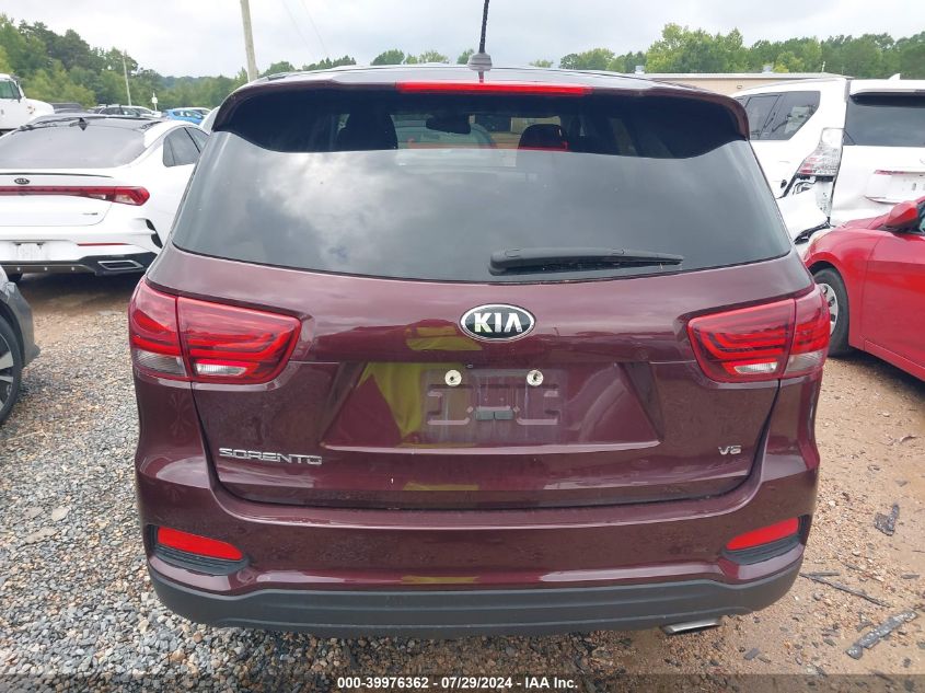 2020 Kia Sorento 3.3L Lx VIN: 5XYPG4A51LG627137 Lot: 39976362