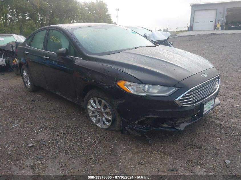 2017 Ford Fusion S VIN: 3FA6P0G70HR382864 Lot: 39976365