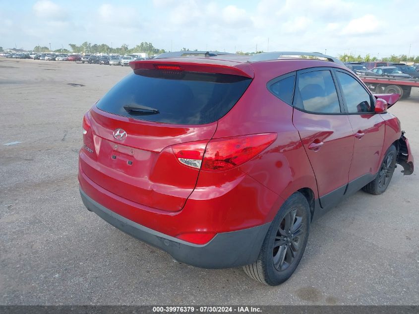 2015 Hyundai Tucson Limited/Se VIN: KM8JU3AG4FU050077 Lot: 39976379