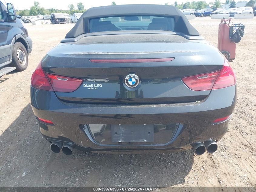 2013 BMW 650I VIN: WBAYP9C56DDW21281 Lot: 39976396