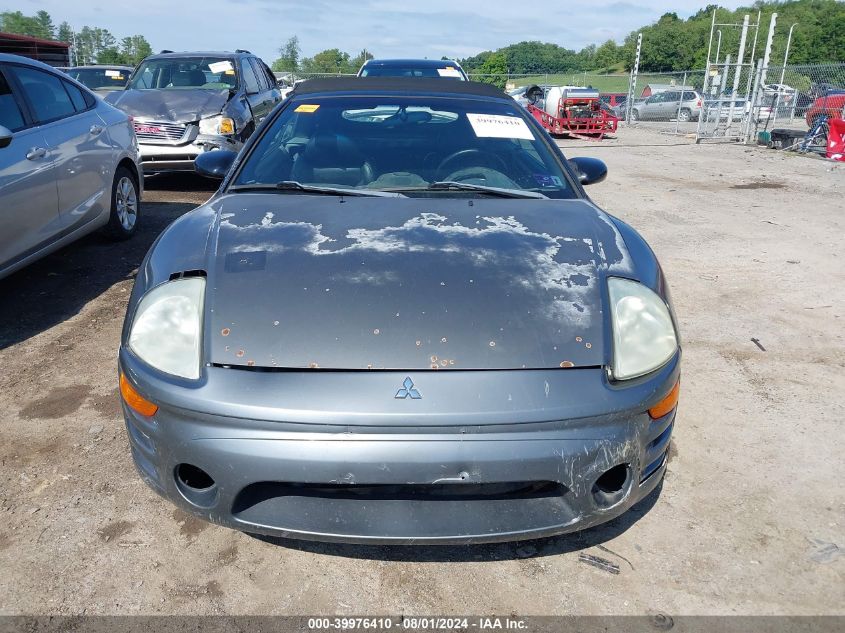 2003 Mitsubishi Eclipse Spyder Gts VIN: 4A3AE75H23E104362 Lot: 39976410