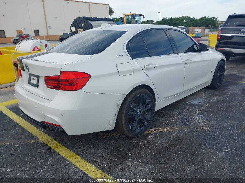 2017 BMW 330E VIN: WBA8E1C54HK895359 Lot: 39976423