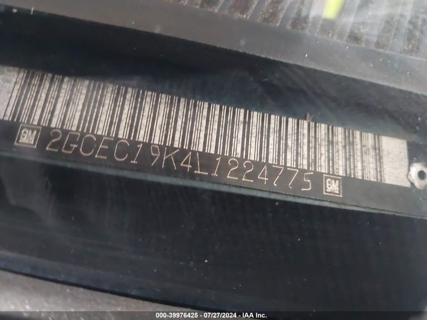 1990 Chevrolet Gmt-400 C1500 VIN: 2GCEC19K4L1224775 Lot: 39976425