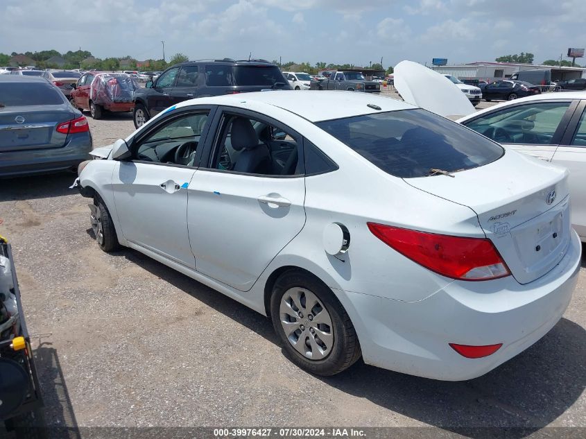 2016 Hyundai Accent Se VIN: KMHCT4AEXGU031566 Lot: 39976427