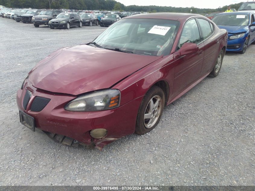 2004 Pontiac Grand Prix Gt2 VIN: 2G2WS522941256703 Lot: 39976495