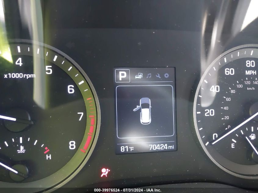 2017 Hyundai Tucson Se VIN: KM8J23A47HU488638 Lot: 39976524