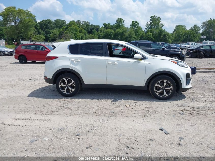 2021 Kia Sportage Lx VIN: KNDPM3AC5M7891686 Lot: 39976535