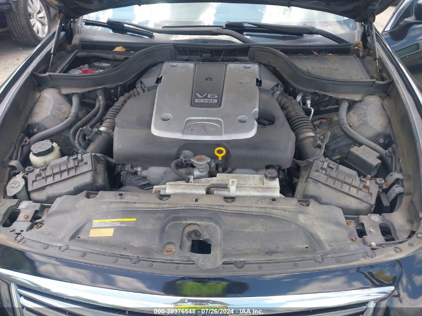 2012 Infiniti G37X VIN: JN1CV6AR2CM675511 Lot: 39976548