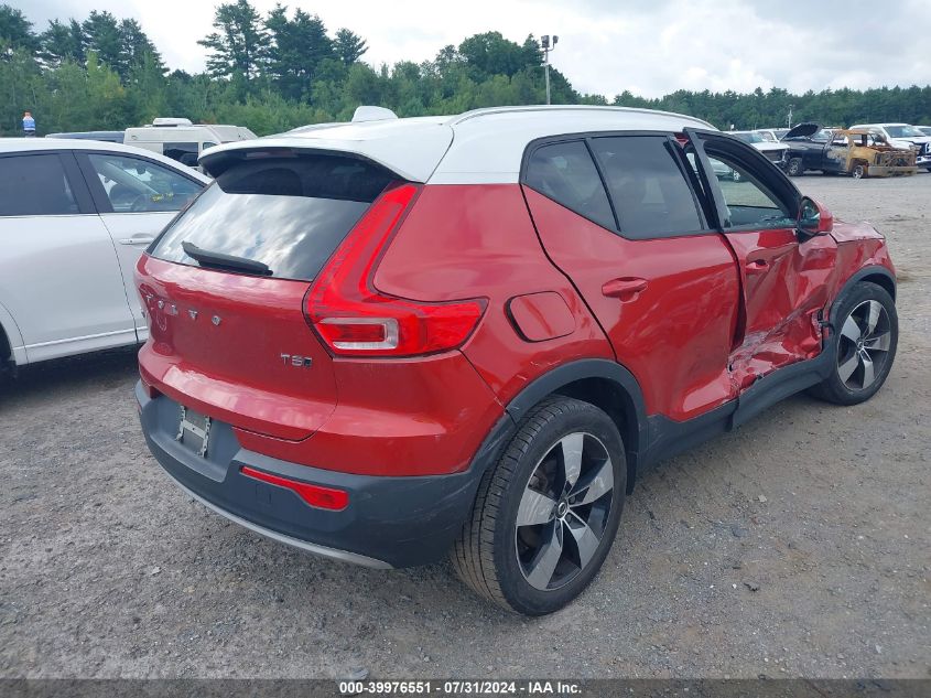 2019 Volvo Xc40 T5 Momentum VIN: YV4162UK9K2047526 Lot: 39976551