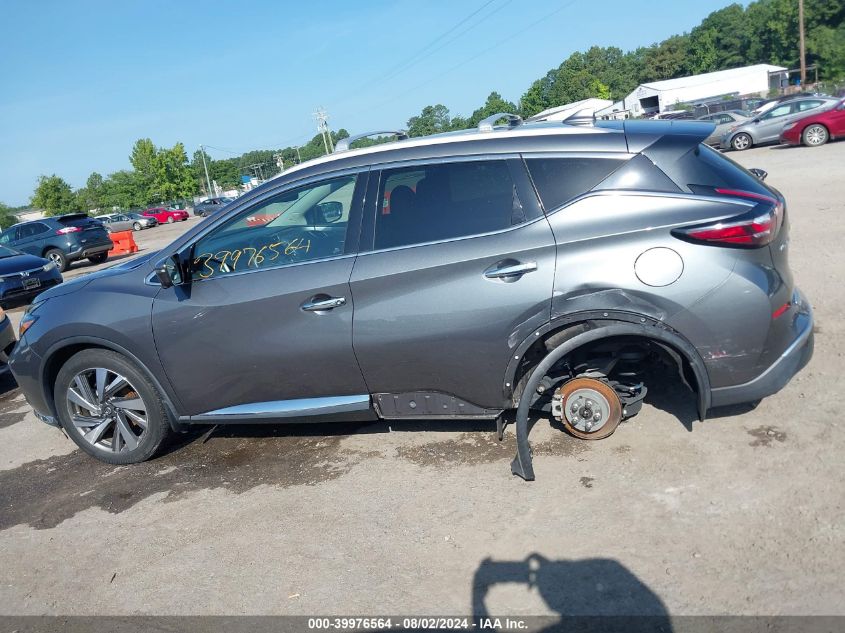 2020 Nissan Murano Sl Intelligent Awd VIN: 5N1AZ2CS1LN110156 Lot: 39976564