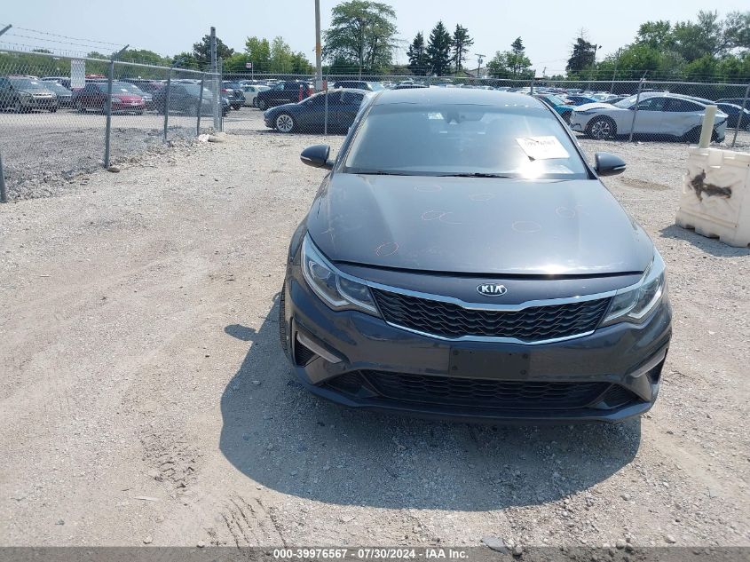 2019 Kia Optima Lx VIN: 5XXGT4L36KG288160 Lot: 39976567