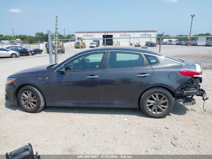 2019 Kia Optima Lx VIN: 5XXGT4L36KG288160 Lot: 39976567