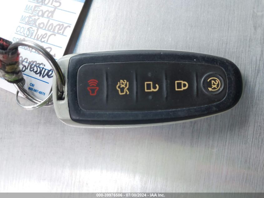 2015 Ford Explorer Limited VIN: 1FM5K7F85FGB73188 Lot: 39976586