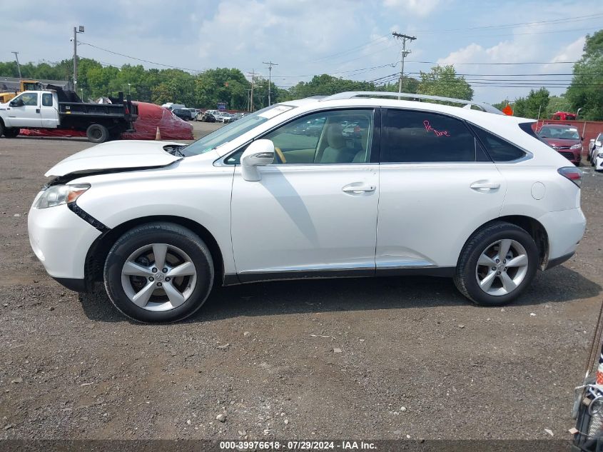 2012 Lexus Rx 350 VIN: 2T2BK1BAXCC132087 Lot: 39976618