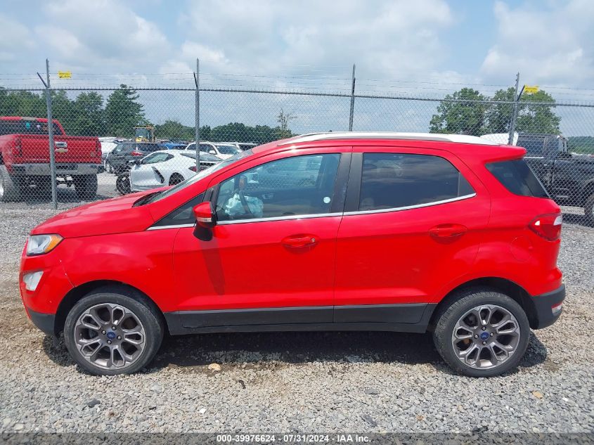 2020 Ford Ecosport Titanium VIN: MAJ6S3KL7LC347539 Lot: 39976624