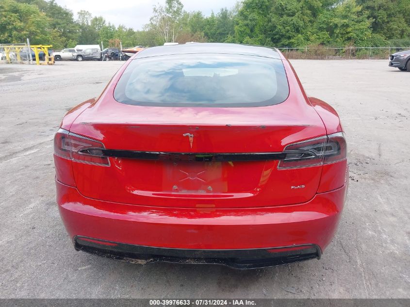 2021 Tesla Model S VIN: 5YJSA1E6XMF440985 Lot: 39976633