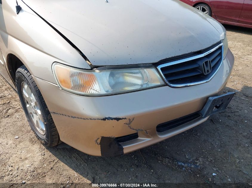 2002 Honda Odyssey Exl VIN: 2HKRL18762H568197 Lot: 39976666