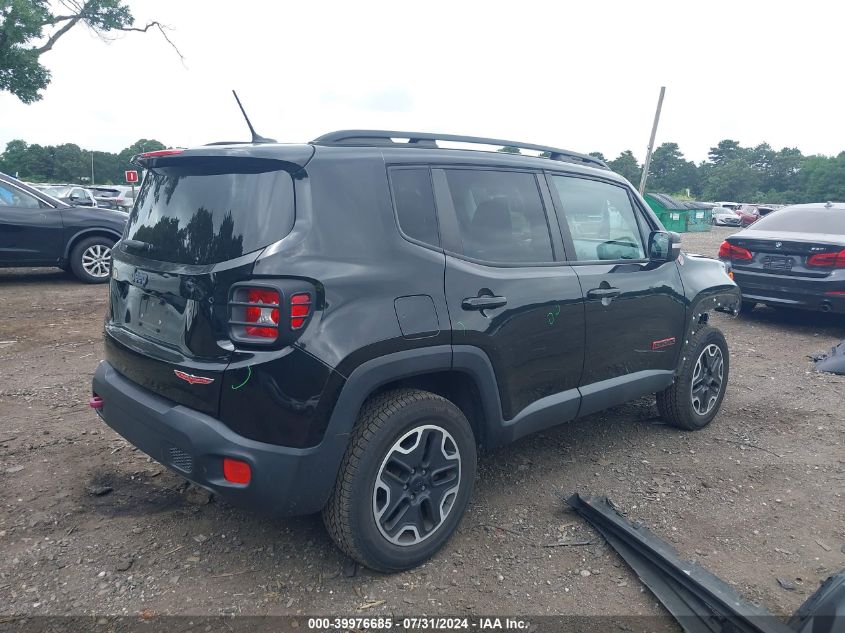 2017 Jeep Renegade Trailhawk 4X4 VIN: ZACCJBCB9HPG16336 Lot: 39976685