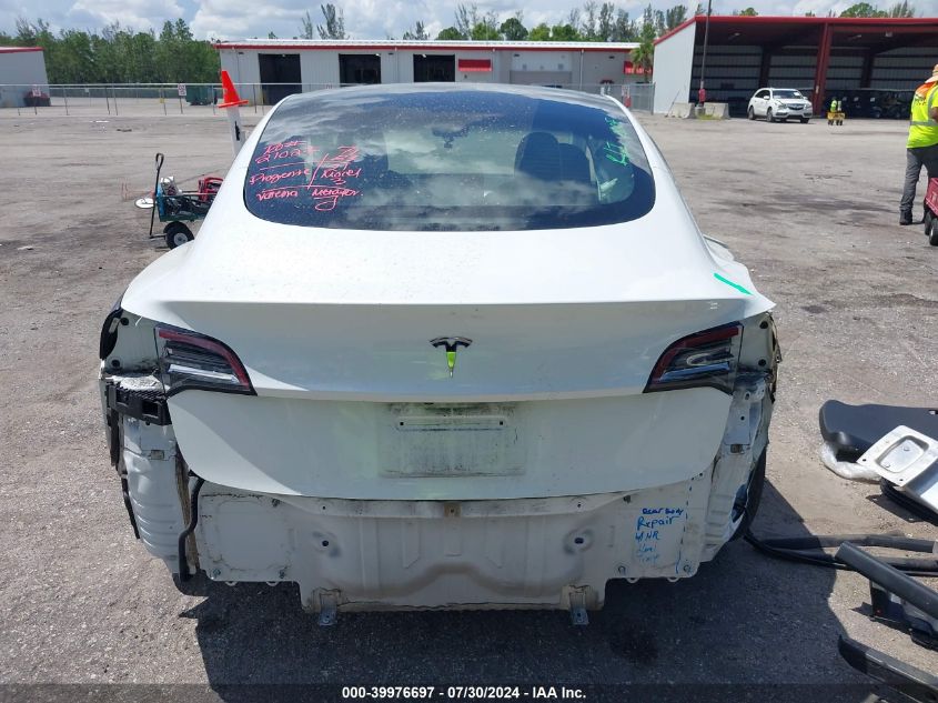 2021 Tesla Model 3 Standard Range Plus Rear-Wheel Drive VIN: 5YJ3E1EA6MF020847 Lot: 39976697