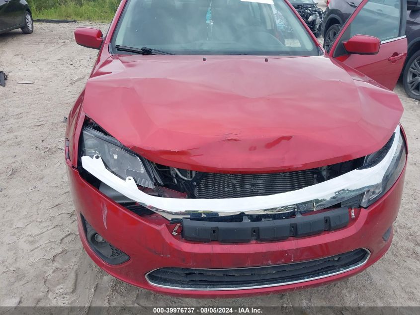 2012 Ford Fusion Se VIN: 3FAHP0HA4CR291057 Lot: 39976737