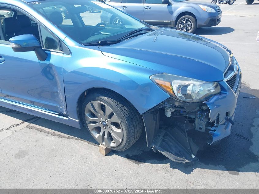 2015 Subaru Impreza 2.0I Sport Limited VIN: JF1GPAV68F8317909 Lot: 39976752