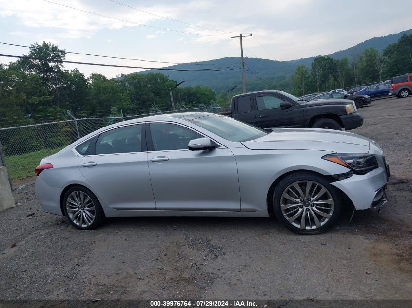 2018 Genesis G80 5.0 Ultimate VIN: KMHGN4JF5JU236871 Lot: 39976764