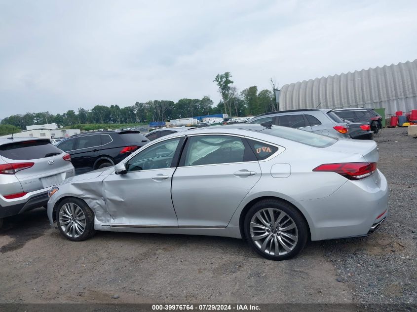 2018 Genesis G80 5.0 Ultimate VIN: KMHGN4JF5JU236871 Lot: 39976764