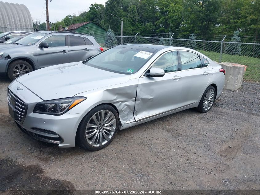 2018 Genesis G80 5.0 Ultimate VIN: KMHGN4JF5JU236871 Lot: 39976764