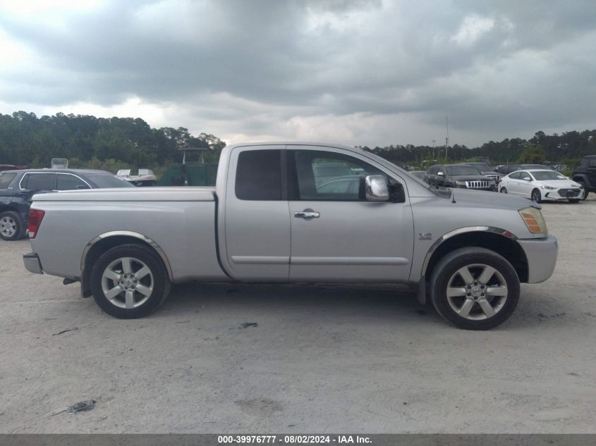 2004 Nissan Titan Se VIN: 1N6AA06A44N538949 Lot: 39976777