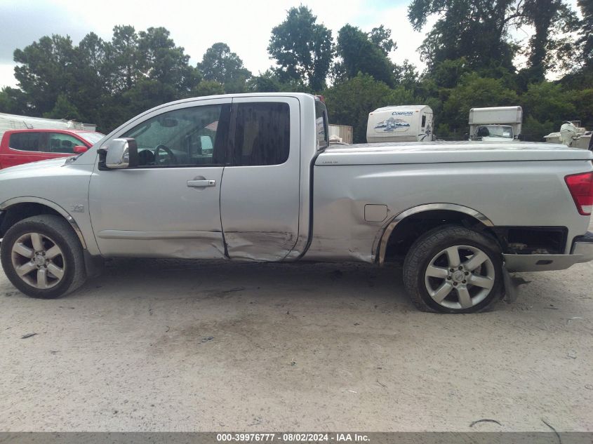 2004 Nissan Titan Se VIN: 1N6AA06A44N538949 Lot: 39976777